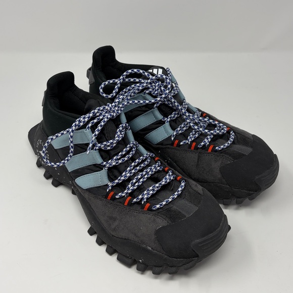 Stella McCartney Adidas Hiking Sneaker 8.5 Suede Black Blue - Picture 1 of 7